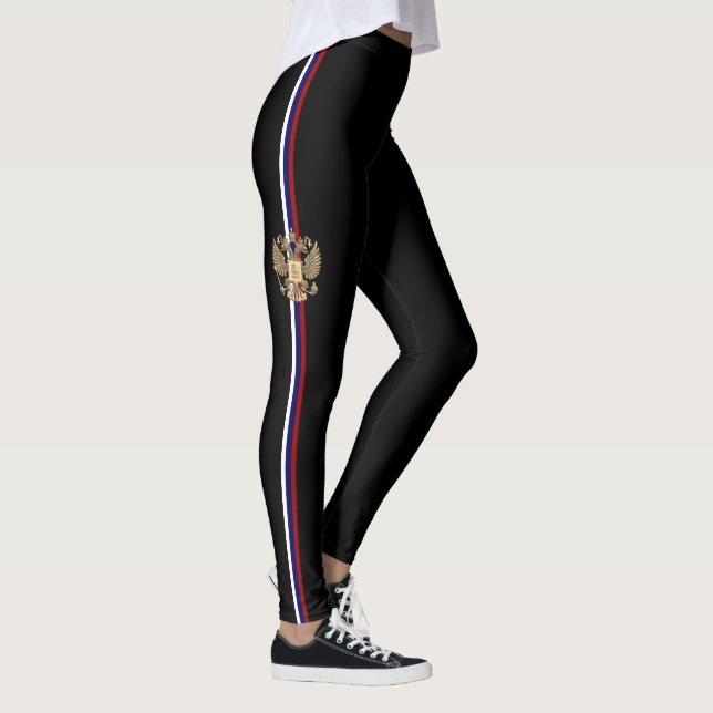 Leggings Drapeau russe Armoiries (Droite)