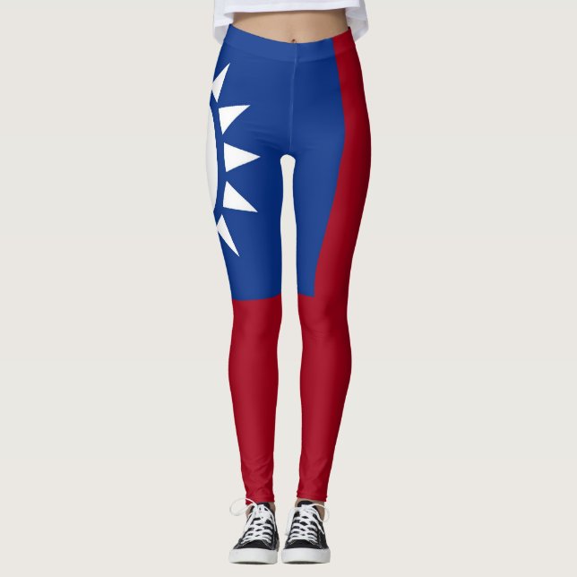 Leggings Drapeau taïwanais (Devant)