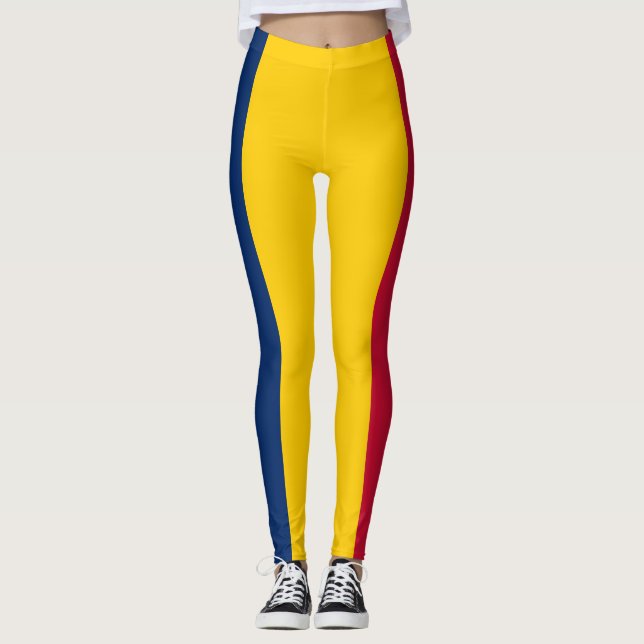 Leggings Drapeau Tchad (Devant)