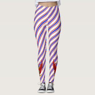 Leggings Drapeau thaïlandais de rayures