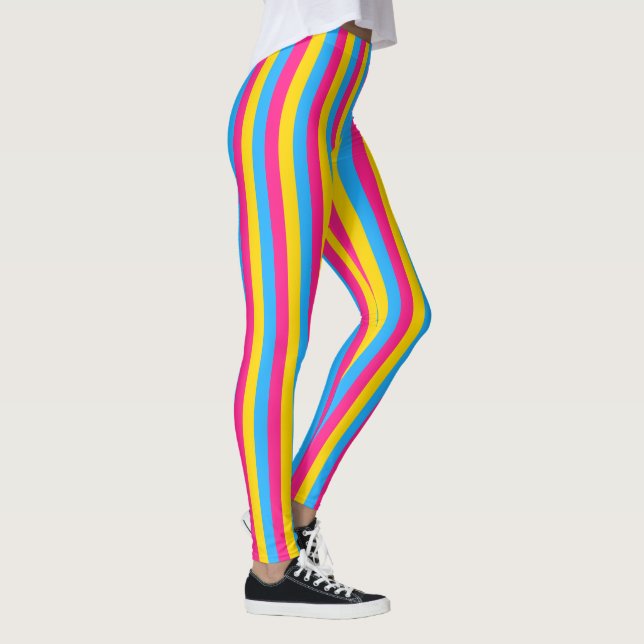 Leggings Drapeau transexuel et communauté de fierté / drape (Droite)