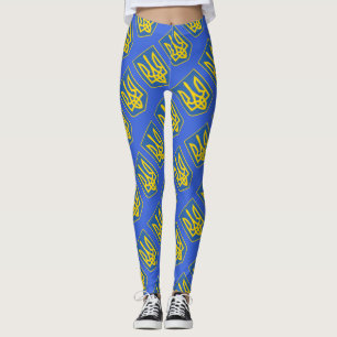 Leggings Drapeau trident de l'Ukraine