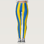 Leggings Drapeau ukrainien (Ukraine) Légendes rayées<br><div class="desc">Ce dessin présente le drapeau national de l'Ukraine, qui est un pays d'Europe de l'Est. L'Ukraine borde la Russie à l'est et au nord-est ; la Biélorussie au nord ; la Pologne, la Slovaquie et la Hongrie à l'ouest ; et la Roumanie, la Moldavie et la mer Noire au sud....</div>