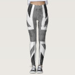 Leggings Drapeau vintage<br><div class="desc">Drapeau vintage du Royaume-Uni. Le design est disponible sur d'autres produits.</div>