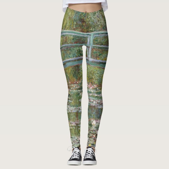 Leggings Dream Legging, Monet, Jardin, peinture classique (Devant)