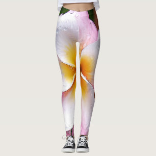 Leggings Dream Palette:  Franjipani flower
