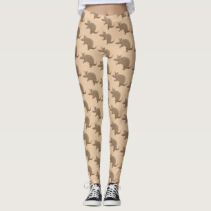 Leggings Drôle armadillo joyeux dessin animé