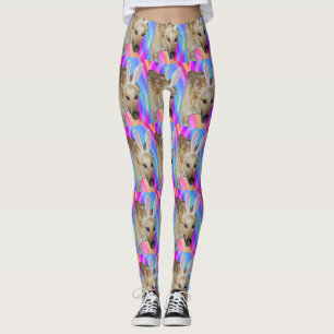 Leggings Drôle Berger Allemand Chien & Oreilles Lapin Pâque