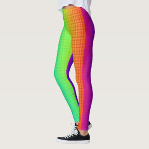Leggings Drôle coloré brillant Arc-en-ciel Motif