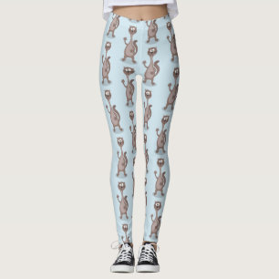 Leggings Drôle dessin animé en toile
