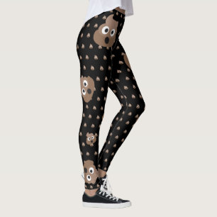 Leggings Drôle Poop Emojis