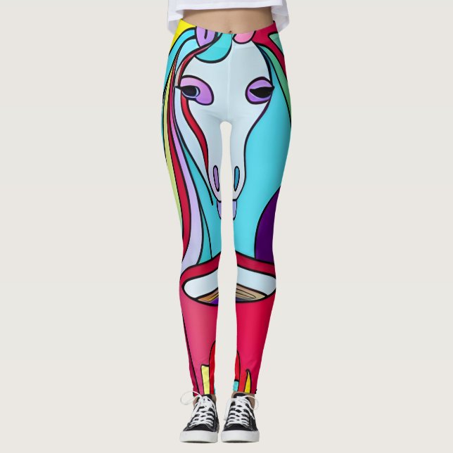 Leggings du cheval arabe (Devant)