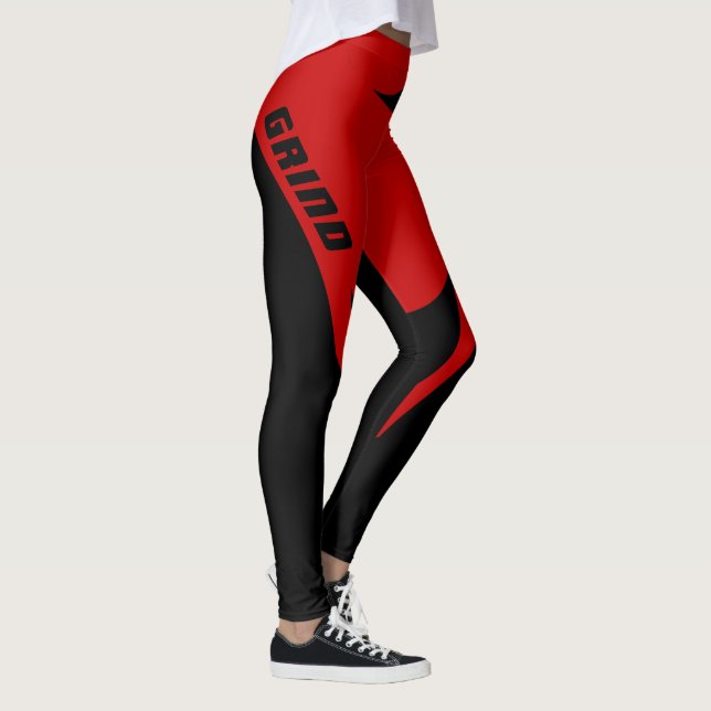 Leggings du concepteur ROUGE NOIR  (Droite)