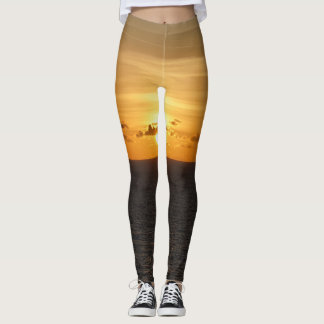 Leggings du coucher du soleil