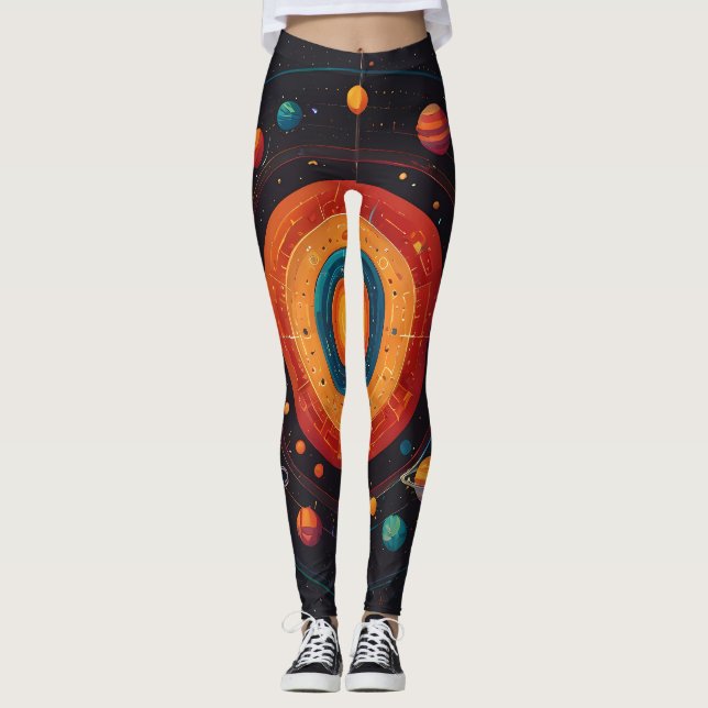 Leggings du système solaire dynamique pour les fil (Devant)