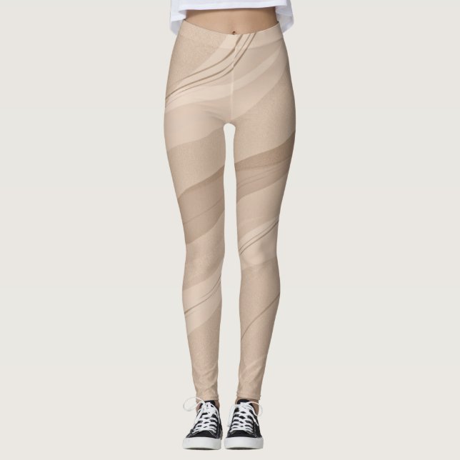 Leggings Dune de sable (Devant)