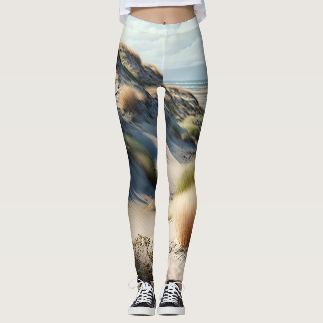 Leggings Dunes d'or (Devant)