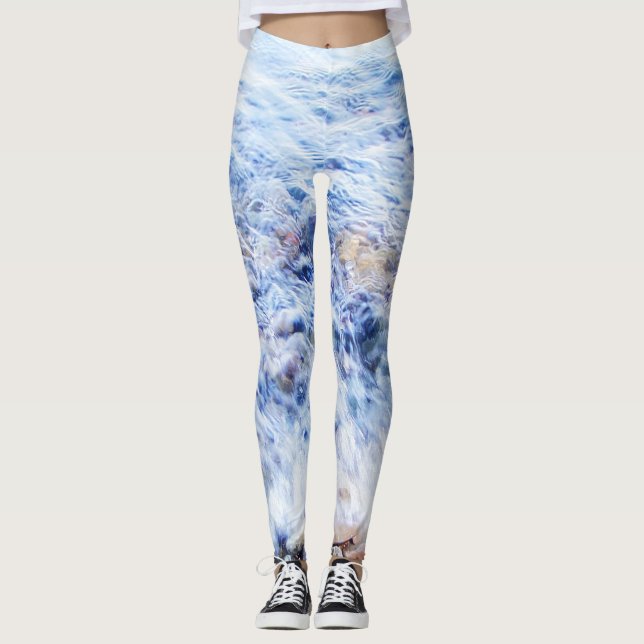 Leggings Eau bleue cool Leggins (Devant)