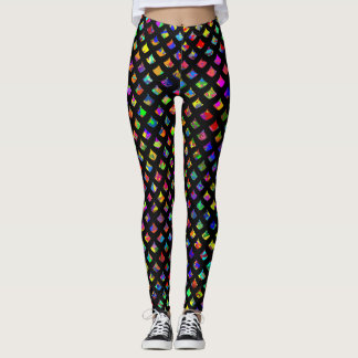 Leggings Écailles de sirène tachetées de peinture