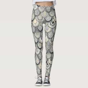 Leggings échelle de dragon mono