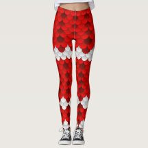 Échelle de sirène de Koi (rouge/blanc)