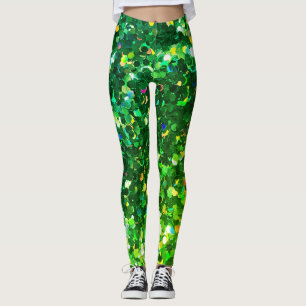 Leggings Echelle verte de sirène Héros de Parties scintil