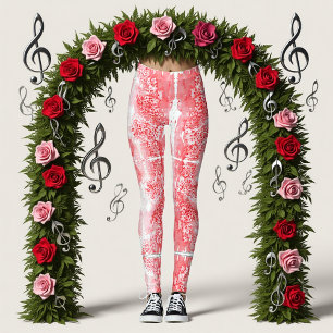 Leggings Échos Cramoisis