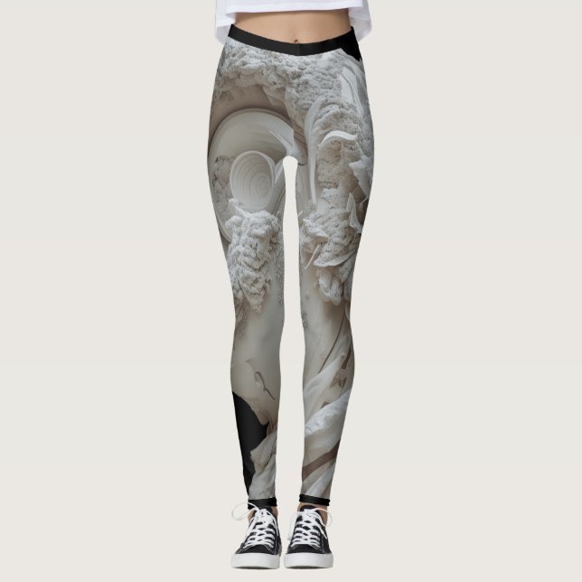 Leggings Échos du son : une vision musicale (Devant)