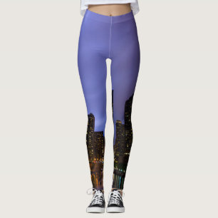 Leggings Éclair au-dessus de la rivière Chicago