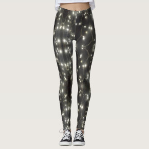 Leggings Éclairage d'argent pétillant Legs