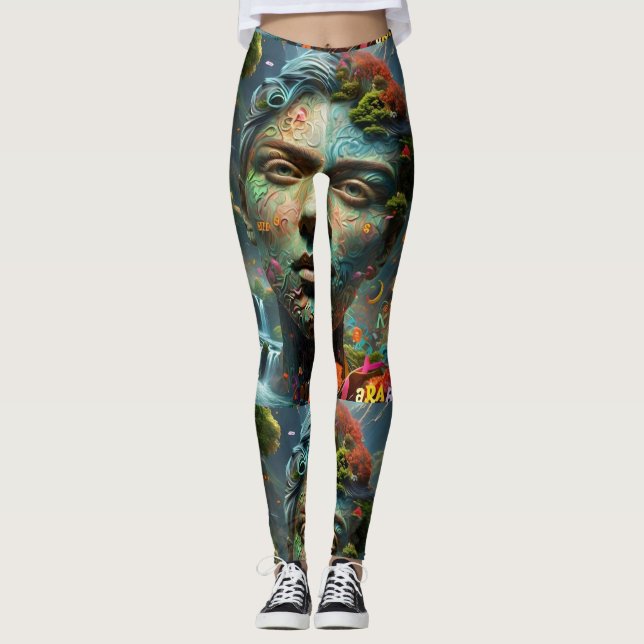 Leggings Éclaircissez votre journée avec nos Joyeux CritteL (Devant)