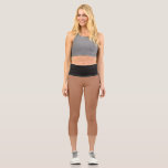 Leggings écocompatibles Yoga Capri<br><div class="desc">Devenez écolo avec ces jambières de capri hautes taille écologiques, fabriquées à la main à partir d'un mélange d'ecopolyester-spandex avec 70% moins d'impact de l'environnement. Conçus pour le yoga, les séances de gym et l'usure décontractée, ils fournissent un support extraordinaire avec un ajustement de compression flatteur. Respirables mais durables, ces...</div>