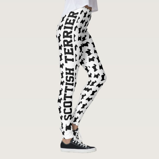 Leggings Écossais audacieux Terrier (Droite)