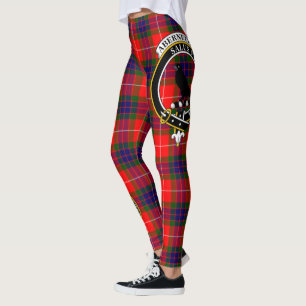 Leggings Ecosse Clan Abernethy Crest Tartan Femmes Leging