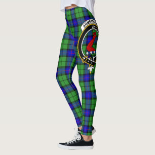 Leggings Ecosse Clan Armstrong Chasse Crest Tartan Femmes