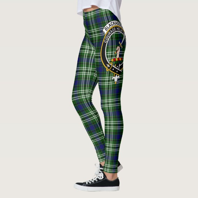 Leggings Ecosse Clan Blackadder Crest Tartan Femmes (Gauche)