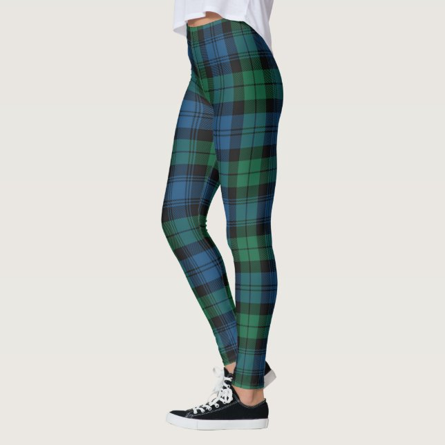 Leggings Ecosse Clan Blackwatch Jambe Jambe des femmes tart (Gauche)