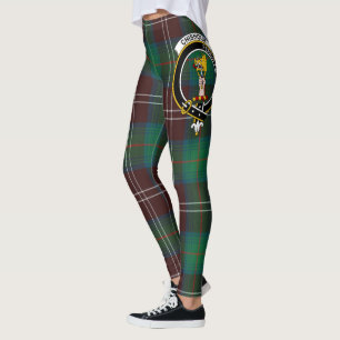 Leggings Ecosse Clan Chisholm Chasse Cimier antique Tarta