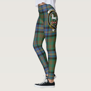 Leggings Ecosse Clan Cochrane Ancienne Crest Tartan Femmes