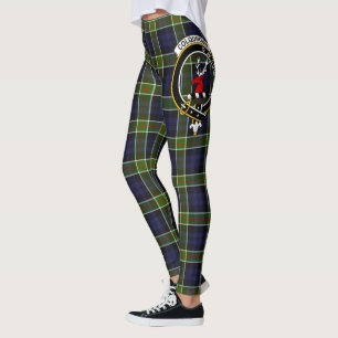 Leggings Ecosse Clan Colquhoun Crest Tartan Femmes Leging