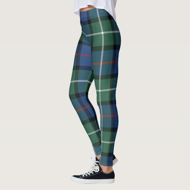Leggings Ecosse Clan Davidson De Tulloch Tartan Femmes (Gauche)