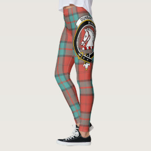 Leggings Ecosse Clan Dunbar Ancienne Cimier Femmes Tartan