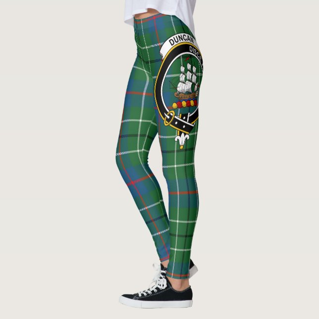 Leggings Ecosse Clan Duncan Ancienne Cimier Tartan Femmes (Gauche)