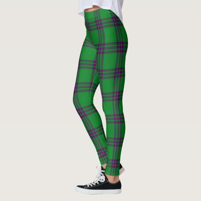 Leggings Ecosse Clan Elphinstone Chasse Tartan Femmes (Gauche)
