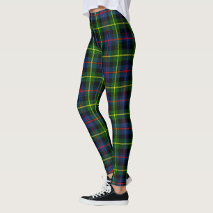 Leggings Ecosse Clan Farquharson Femmes Tartan Moderne