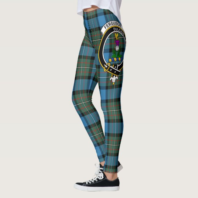 Leggings Ecosse Clan Ferguson Cimier antique Femmes tatan  (Gauche)