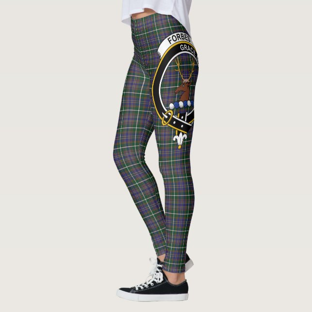 Leggings Ecosse Clan Forbes de Druinnor Crest Tartan femmes (Gauche)