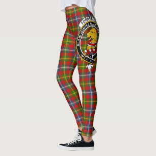 Leggings Ecosse Clan Forrester Crest Tartan Femmes Leging
