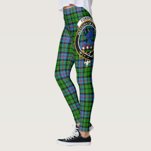 Leggings Ecosse Clan Forsyth Moderne Crest Tartan Femmes