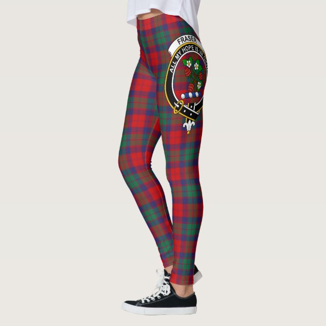Leggings Ecosse Clan Fraser de Altyre Crest Tartan Femmes (Gauche)